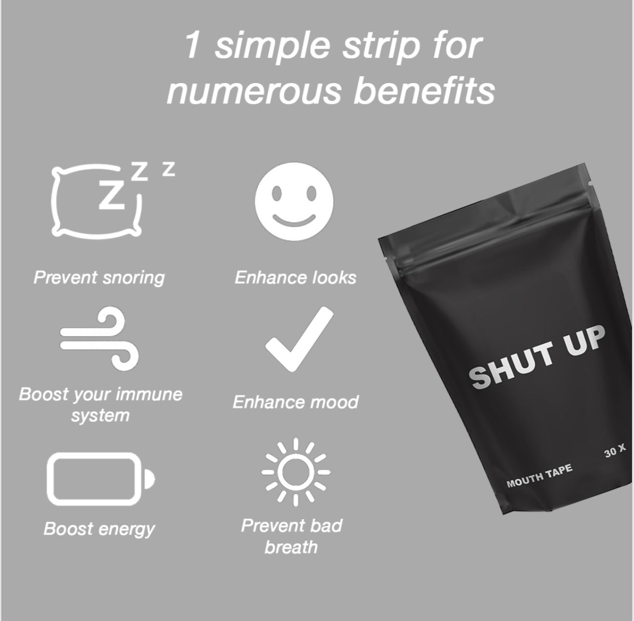 Shut Up Mouth Tape